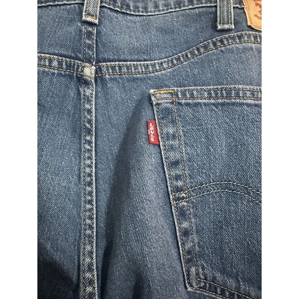 Levi's 505 Regular Size 40x30‎ Men's Blue Jeans Medium Wash 100% Cotton